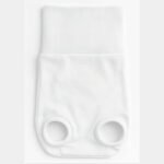 Baby White Cotton Underwear with Belly Band